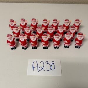 Vtg Santa Blow Mold Christmas Light Covers Lot of 20